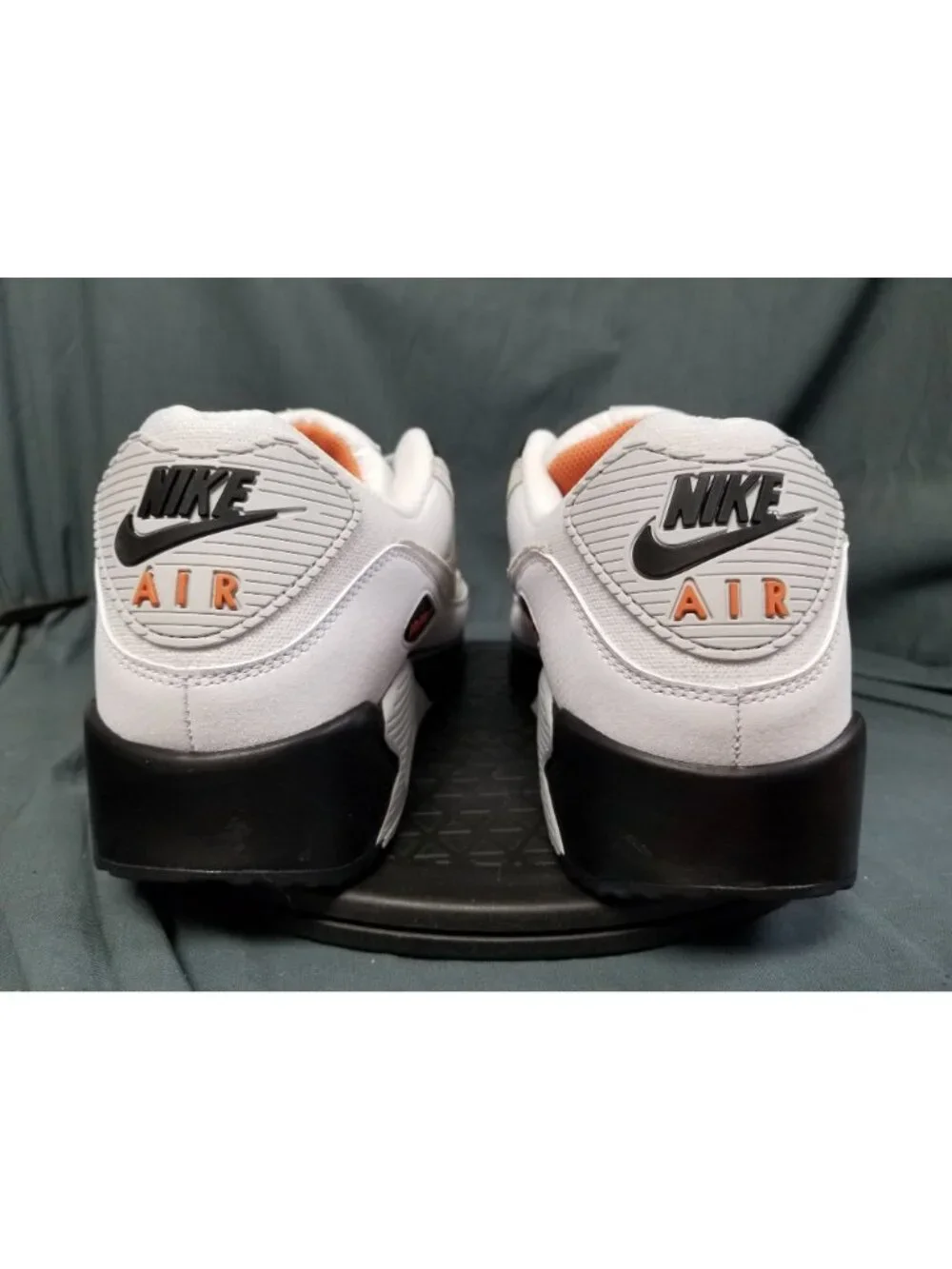 Nike Air Max 90 White Black Hot Curry Sneakers Mens Size 13 NEW NO BOX!